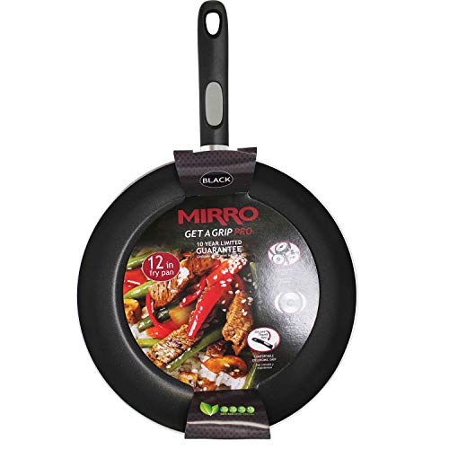 image for Mirro A7970784 Get A Grip Aluminum Nonstick 12-Inch Fry Pan / Saute Pa