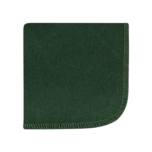Image of Hudson Baby Unisex Baby Flannel Cotton Poly Washcloths, Animal Adventure 12 Pack, One Size