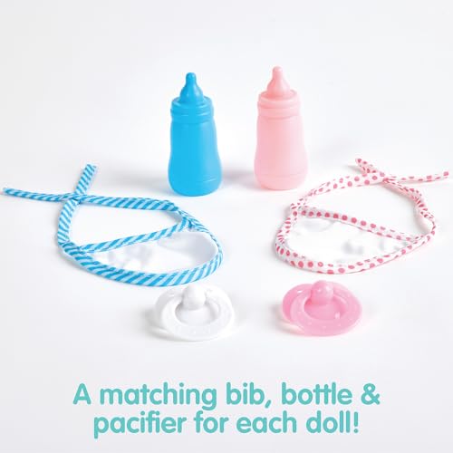 Set de muñecas gemelas para jugar de Kidoozie Just Imagine miniatura 4