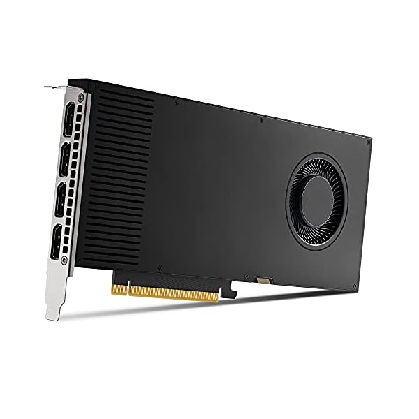 PNY NVIDIA RTX A4000 Tarjeta Gráfica Profesional 16GB GDDR6 PCI Express 4.0 x16, Ranura Doble, 4X Puerto de Visualización, 8K Soporte, Ventilador Activo ultrasilencioso - Image 4