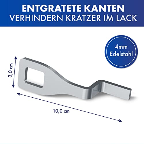 Heckklappenaufsteller [10 cm] – Türsicherung für VW T5 & T6 (California, Comfortline, Beach, Bulli, Multivan) – Camping-Zubehör