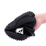 JOMIX Unisex Kalosze damsko-męskie Składane Wysokie Buty przeciwdeszczowe Wodoodporne Antypoślizgowe Lekkie Buty do ogrodu Przeciwdeszczowe Kalosze, czarny, 38/39 EU