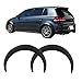 Fender Flare Compatible With Any Car, Ikon V3 Universal 90mm Wide Rear Polypropylene Plastic Fender Flares by IKON MOTORSPORTS, 2009 2010 2011 2012 2013 2014 2015 2016 2017 2018