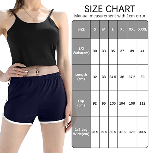 Uratot UA4345 Cotton Sports Shorts Women Summer Breathable Pants Dolphin Workout Shorts thumb #1