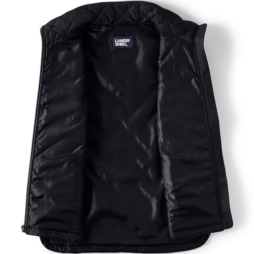 Lands' End 540082 Womens Insulated Opp Vest Black Regular Large thumb #4