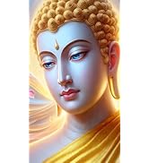 Instarry 5D Diamond Painting Goldener Buddha - 80x40cm Groß Diamant Malerei