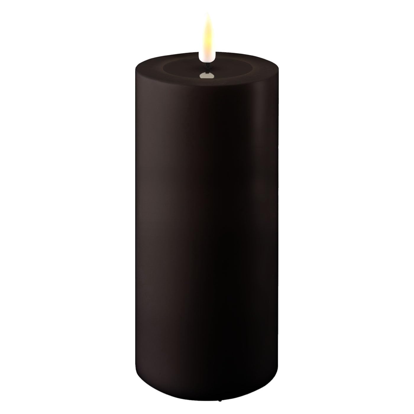 Deluxe Homeart Vela LED Sin Llama Para Interiores, Color Verde Oscuro, Con Tecnología Real Flame™, Funciona Con Pilas (5 X 10 Cm) (5 X 10 Cm