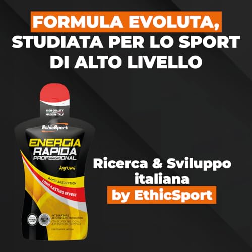 Ethicsport - Energia Rapida Professional - Gusto: Agrumi - Confezione Da 15 X 50 Ml - Integratore Alimentare Energetico Con Glucidi Sequenziali A Risposta Differenziata - 7