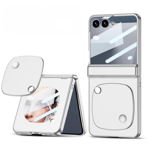 Coque Samsung Z Flip7 antichoc avec protège-écran et miroir intégré