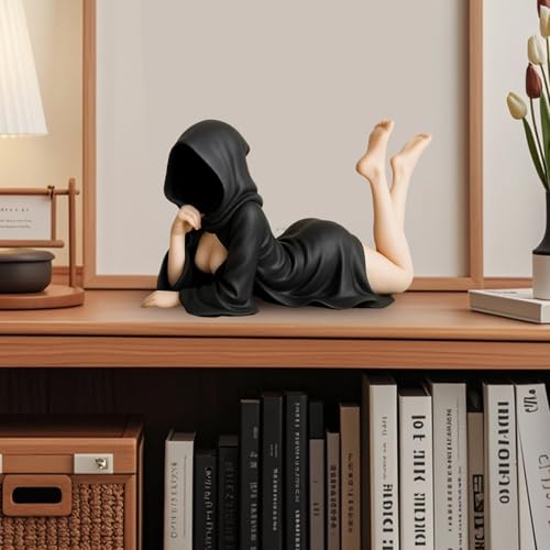 Estatua misteriosa gótica de resina para decoración miniatura 7