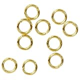 ソフィア アクセサリーパーツ ステンレス 丸カン 0.5×2mm 10個入 ゴールド F-54-G