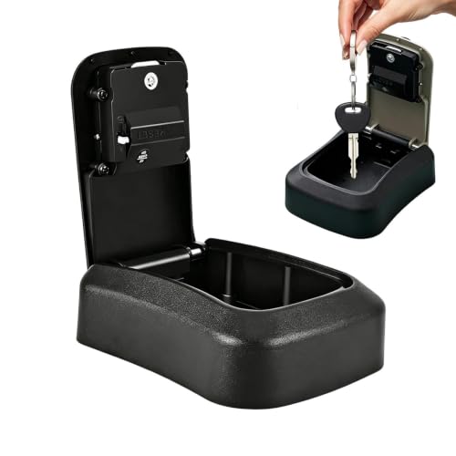 Caja fuerte magnética con código de 4 dígitos para llaves de coche y SUV en viajes