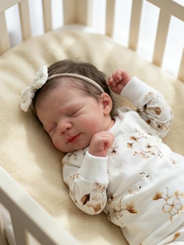 Muñeca bebé Reborn vinilo 18 pulgadas niña realista miniatura 6