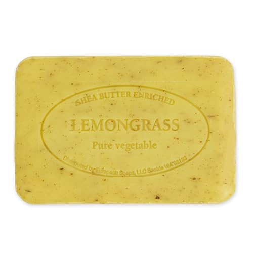 Image of Pre de Provence Artisanal Soap Bar, Enriched with Organic Shea Butter, Natural French Skincare, Quad Milled for Rich Smooth Lather, 8.8 Ounce, Lemongrass