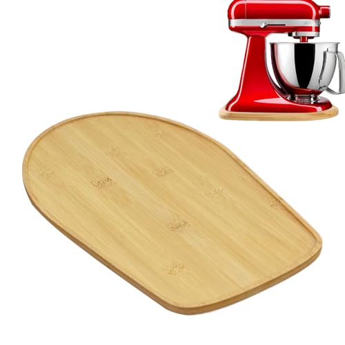 Base deslizante para amasadora, trineo de madera antideslizante con amortiguación, base deslizante para planetaria, para preparar alimentos, mezclar aperitivos y almacenamiento