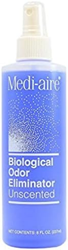 Medi-Aire Biological Odor Eliminator 8 Oz. Spray Bottle, Unscented - 1 Each/Bottle