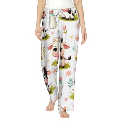 Pantalon de pyjama en polaire femme chaud contre le froid