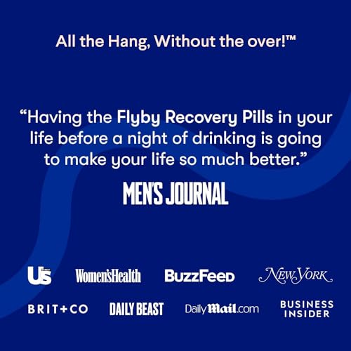 Flyby Recovery Pills - All The Hang, Without The Over!™ - Post Party Drinking Essential with Liver Support | Electrolytes, Vitamins & Milk Thistle -Perfect Recovery Kit for All Occasions (80 Count) - Image 5