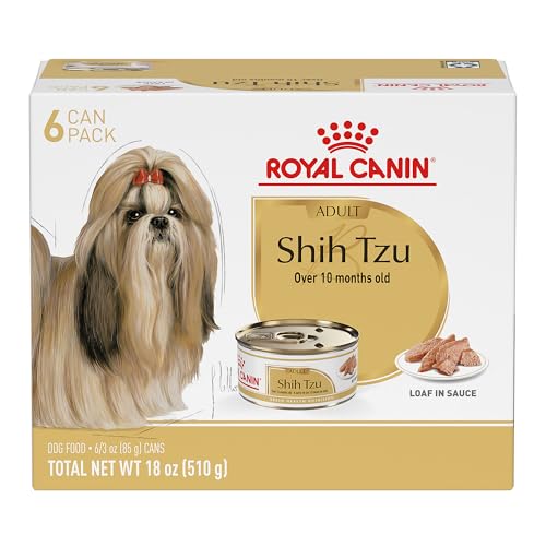 Royal Canin Breed Health Nutrition Shih Tzu Adult Loaf in Sauce Dog Food 3 oz (Pack of 6)