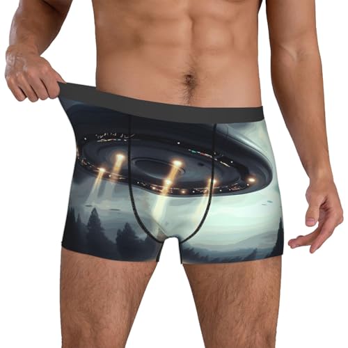 Men's Underwear UFO Landing Boxer Briefs Ultra Breathable Stretch Mens Moisture Wicking Underwear4