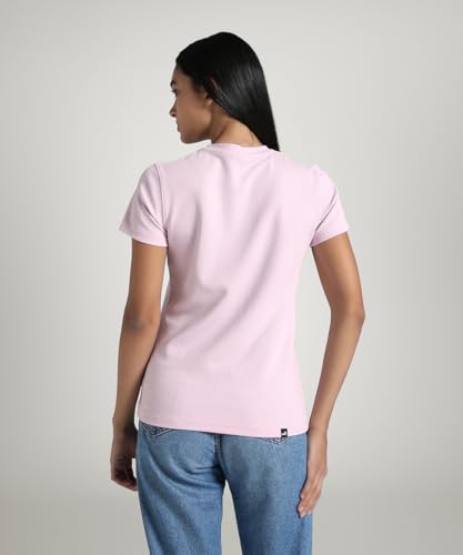 Image of PUMA Women Cotton Regular Fit T-Shirt