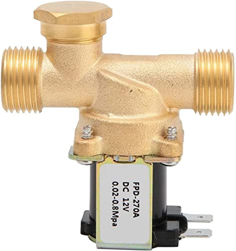 Électrovanne en laiton 12V 220V normalement fermée pour entrée d'eau - 3