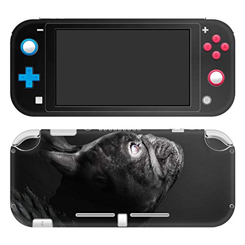 Protégez votre Nintendo Switch Lite avec l'autocollant bouledogue français