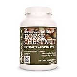 Remedy's nutrition Horse Chestnut Extract Aescin 20% - 1,000mg Vegan Capsules Herbal Supplement - Non-GMO, Gluten Free, Dairy Free - Two Month Supply (60 Count)