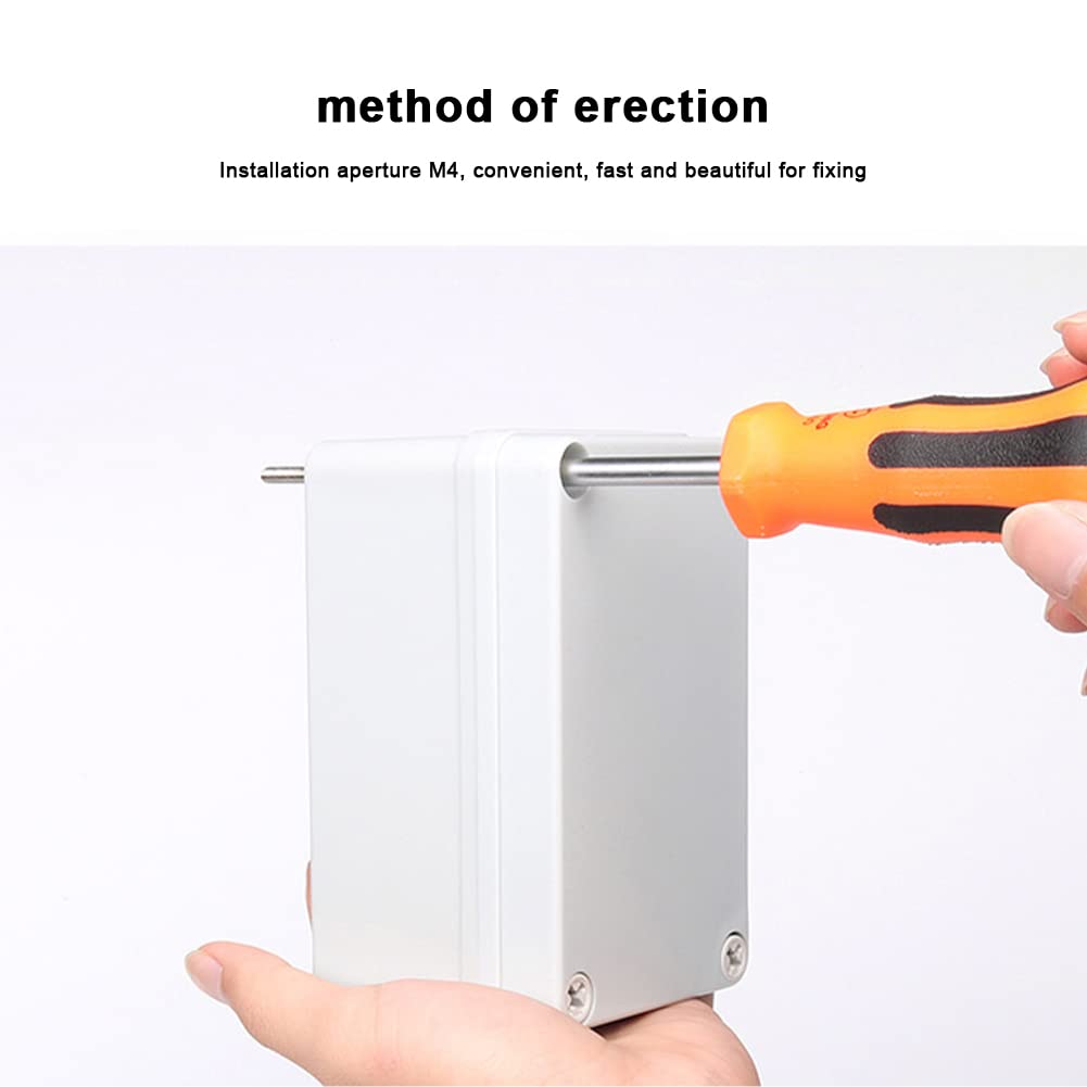 Interrupteur d'arrêt d'urgence avec boîtier IP66, bouton d'arrêt d'urgence autobloquant avec boîtier en plastique boîtier de bouton d'arrêt d'urgence bouton d'arrêt d'urgence interrupteur bouton pouss