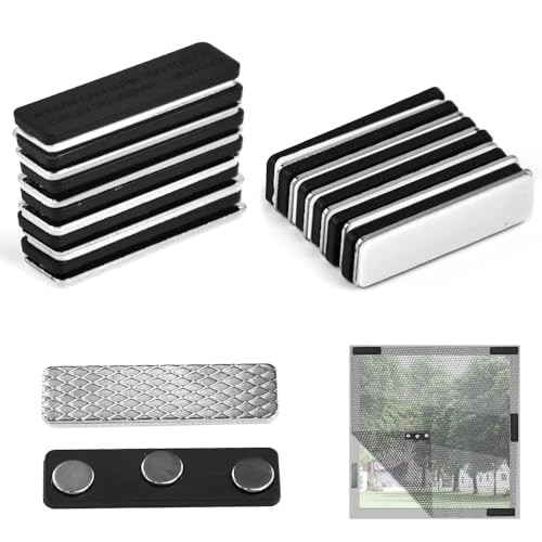 BUZIFU Fliegengitter Clips 12 Stück Magnete für...