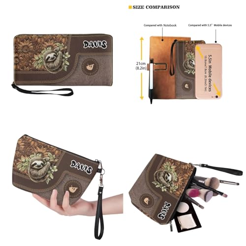 Set personalizado de bolso y billetera 3 piezas para mujer miniatura 3