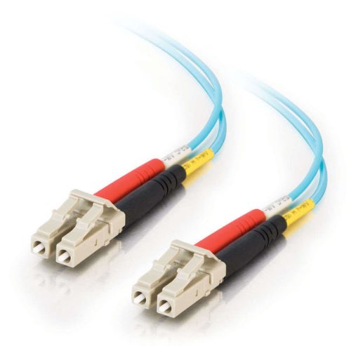 C2G 01117 LC-LC 10Gb 50/125 OM3 Duplex Multimode PVC Fiber Optic Cable - Fiber optic cable - LC multi-mode (M) - LC multi-mode (M) - 49 ft - fiber optic - 50 / 125 micron - OM3 - aqua