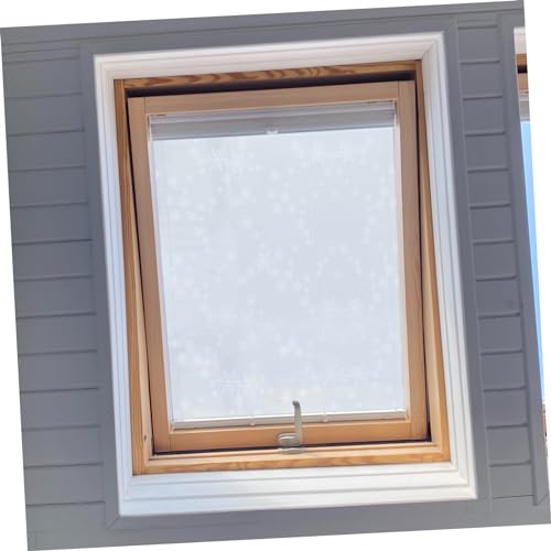 Película adhesiva frosted blanca para ventana 200 cm x 45 cm miniatura 5