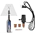 Bottle lamp kit, with 9mm Glass Drill bit, Works with Wine Bottle or Any Other Glass Liquor Bottles, UNO Slip-on Socket 8 ft Black Cord UL Listed lamp Wiring Parts.
