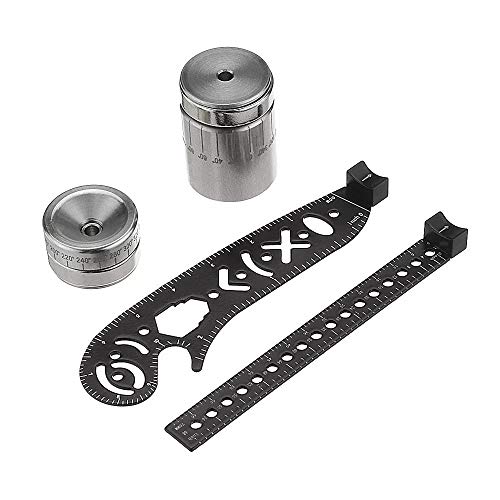 Multifunction Magcon Drawing Tool Versatile Drawing Curved Magnetic Ruler Mini Compass and Protractor Combo