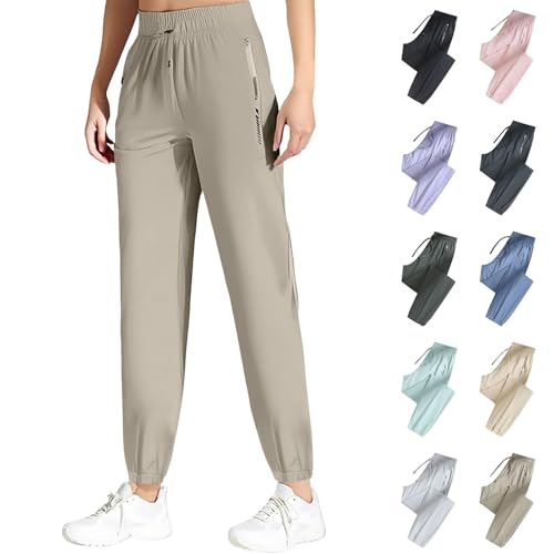 Image of New Sport Ice Silk Pants for Women Over 50,Travel Pants Women, | Casual Ice Silk Quick Drying Comfort