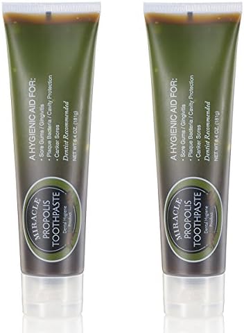 Holocuren Miracle Pure Propolis Toothpaste 6.4 Ounce (2 Pack)