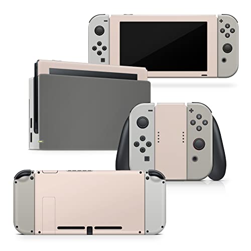 Image of Tacky Design Solid Color Skin for Nintendo Switch Skin - Premium Vinyl 3M Colorwave Blocking Nintendo Switch Stickers Set - Switch Skin for Console, Dock, Joy Con - Decal Full Wrap