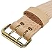 Klein Tools 5415 Tool Belt, Heavy-Duty Leather Work Belt for Contractors, Construction, Carpenters, Electricians, Framers, Ironworkers, Medium