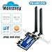 PCI-E WiFi Card BT4.0 for MacOS Windows 7/8/10/11 802.11a/g/n/ac PCI-E PCI Network Adapter mac-Compatible Wi-Fi AirDrop Handoff Instant Hotspot macOS MIMO Mac OS X natively Supported BCM4360 AC1200