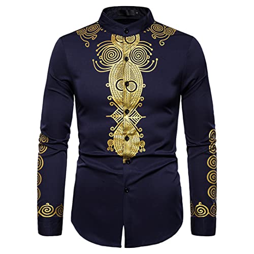Chemise Dashiki brodée pour homme idéale pour mariages et soirées