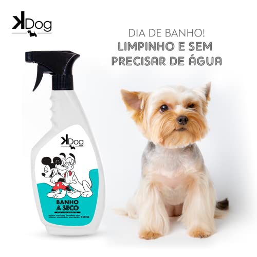 Banho a Seco Para Pêlos de Cães, Disney, K-Dog, 500 ml, Branco