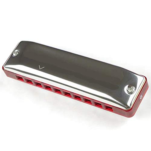 KIRANDIE Harmonica diatonique 10 Trous Solo Harp clés C Couverture en Acier Inoxydable ABS Peigne (Color : Key Low F) - Les Beatles, Paul McCartney, John Lennon, RIngo Starr, George Harrison KIRANDIE Harmonica diatonique 10 Trous Solo Harp clés C Couverture en Acier Inoxydable ABS Peigne (Color : Key Low F)