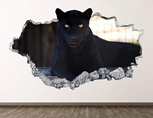 Vinilo Decorativo Pared Pantera Negra 22"x14"