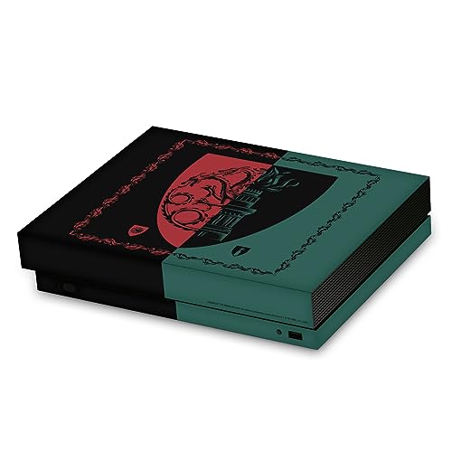 Vinyle Xbox One X autocollant console protection sticker House of The Dragon