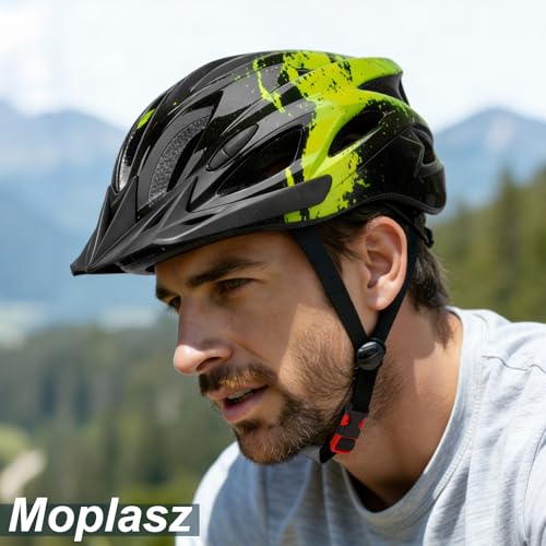 Fahrradhelm Erwachsene mit Licht für Damen und Herren 57-62CM, Radhelm, Cityhelm Urban Fahrradhelm für Herren Damen mit Abnehmbarer Magnetische Schutzbrille Visier