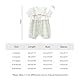 gurcooc Baby Mädchen Strampler Kurzarm Bodysuit Floral Rüschen Jumpsuit Sommer Bow Body Onesie Outfit Set, 3-24 Monate