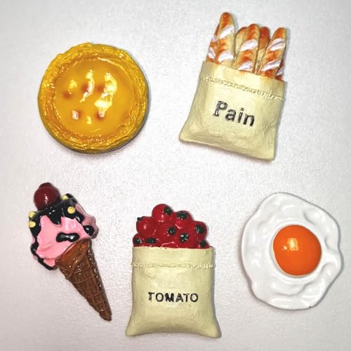 Set de 5 Imanes Decorativos 3D para Refrigerador miniatura 4