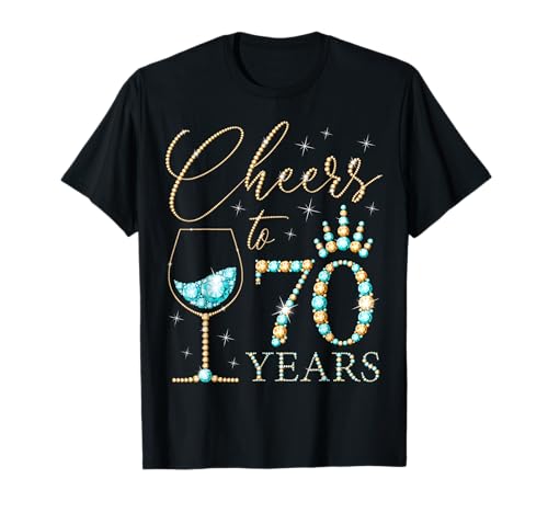 EIN Hoch auf 70 Jahre alte Frauen zum 70. Geburtstag, Frauen, K&ouml;niginnen, Geburtstag T-Shirt