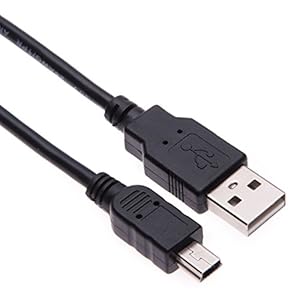 Mini USB Kabel Ladegerät und Datentransfer USB auf Mini USB Stecker Kompatibel mit Creative Zen Vision, Zen Vision W…